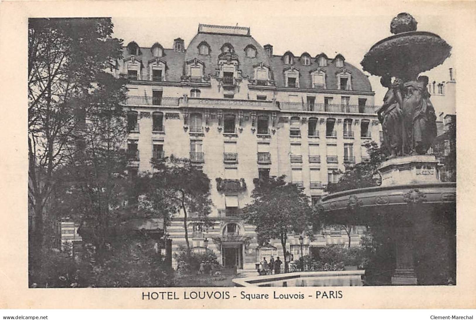 PARIS - Hôtel Louvois - Square Louvois - Très Bon état - Distretto: 02