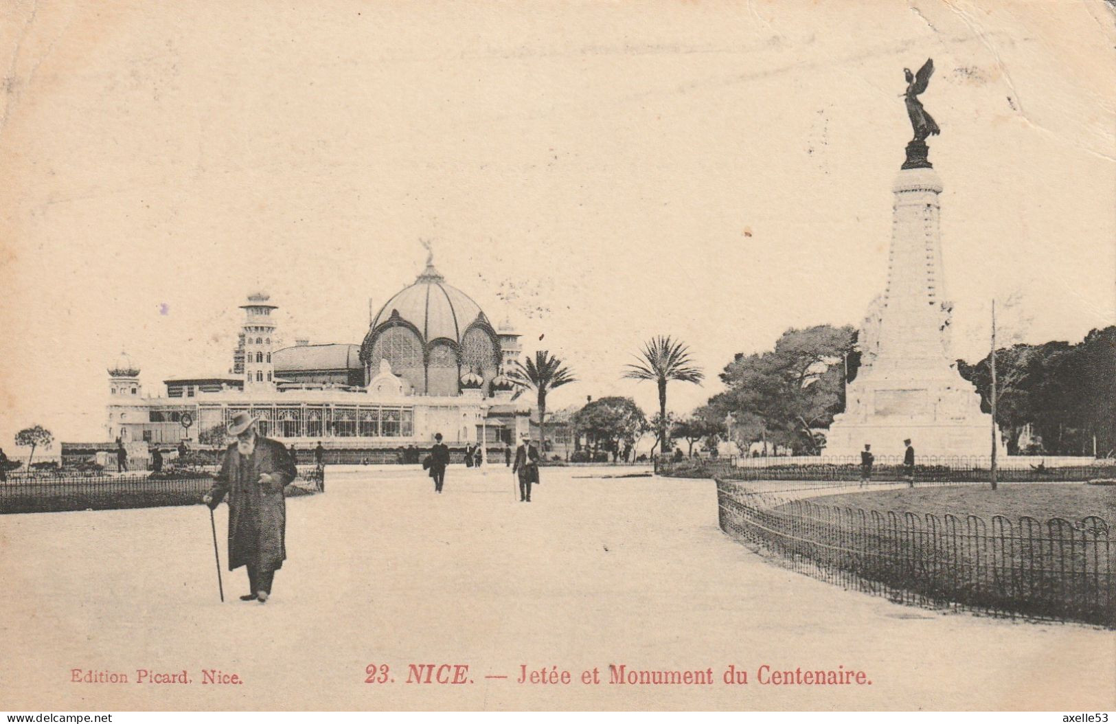 Nice 06 (10360) Le Casino Municipal + Jetée Et Monument Du Centenaire - Monumentos, Edificios