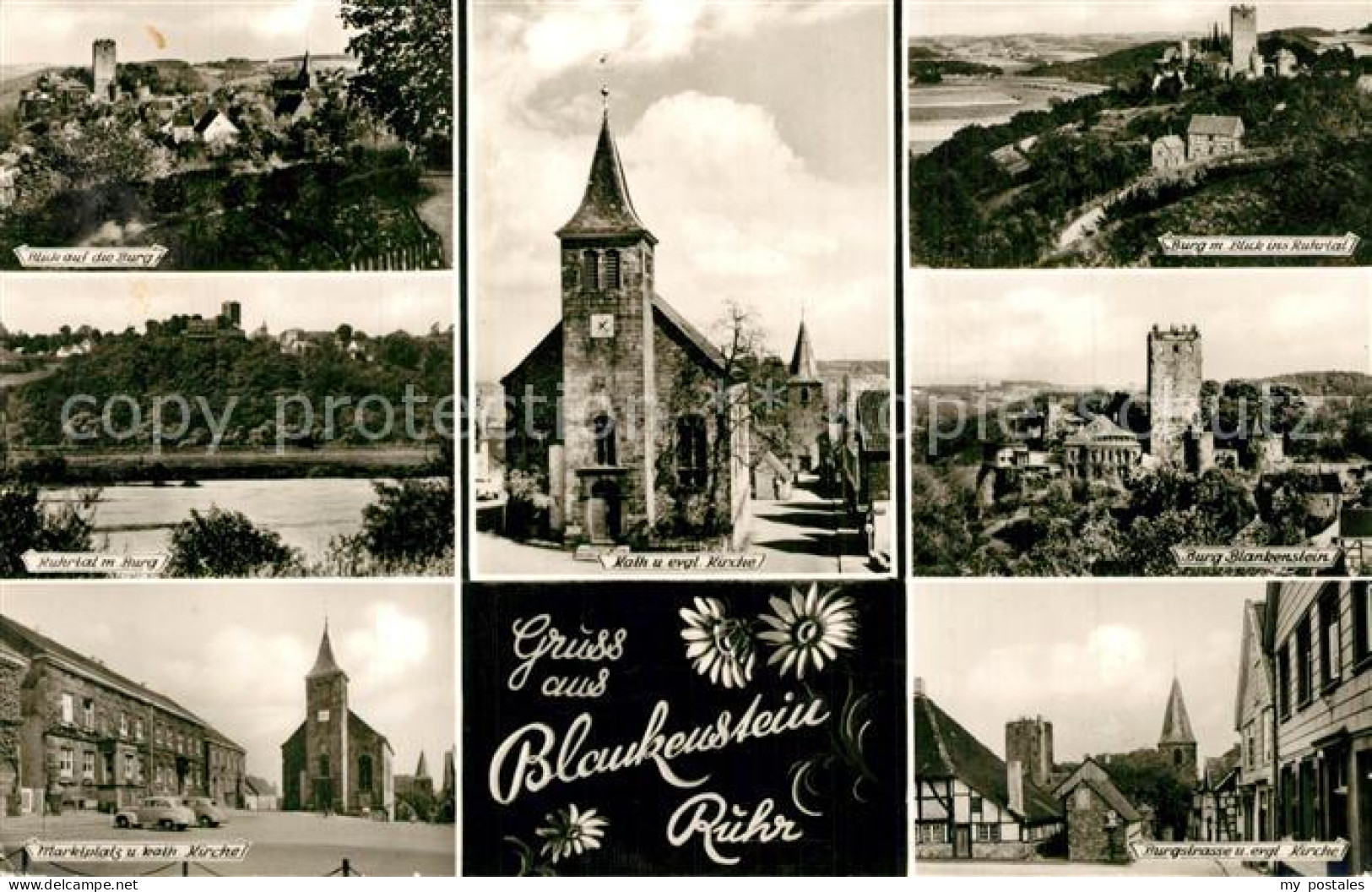 73602144 Blankenstein Ruhr Burg Blankenstein Kirchen Marktplatz  Blankenstein Ru - Hattingen