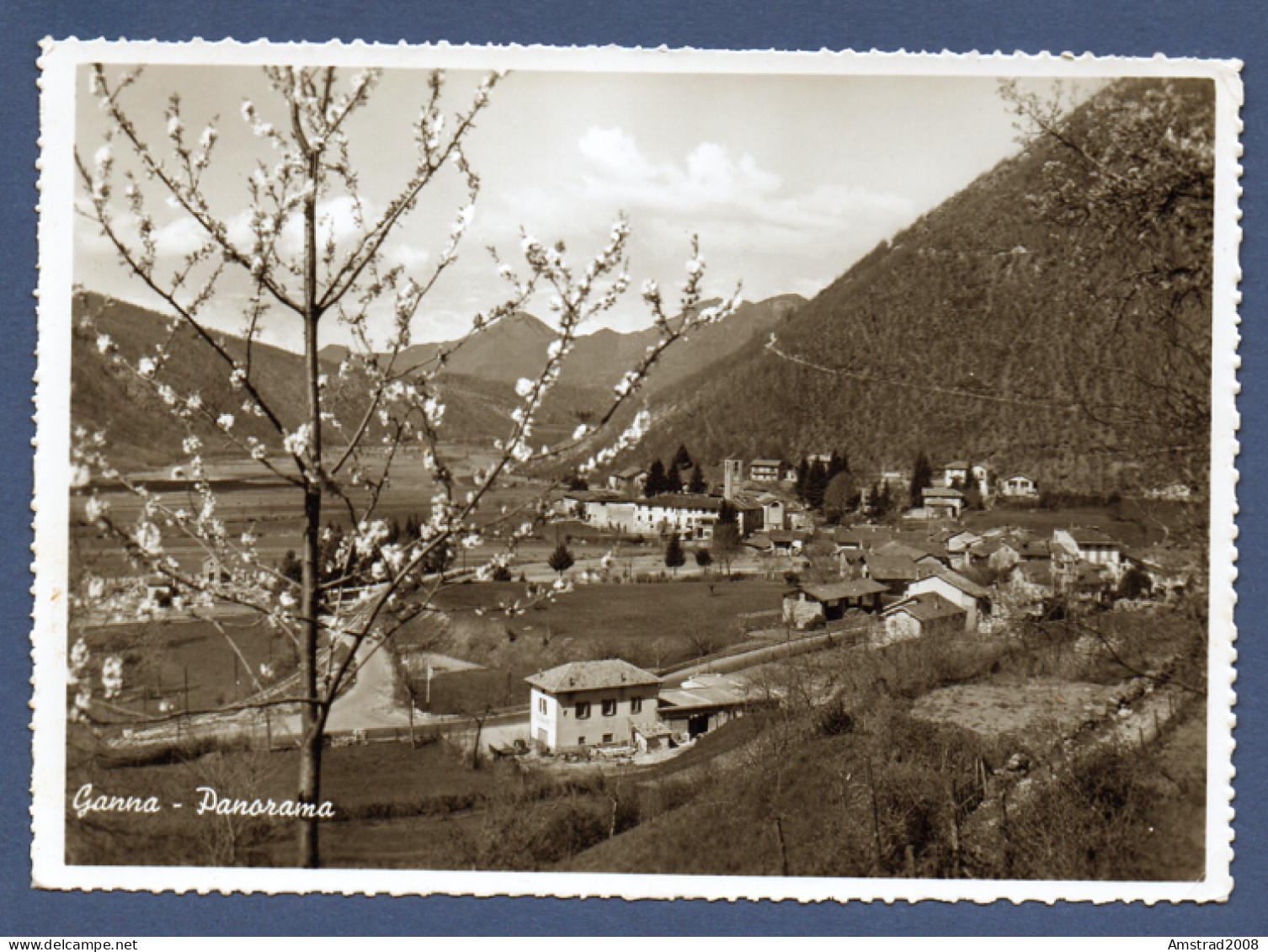 1956 - GANNA - PANORAMA  -  ITALIE - Varese