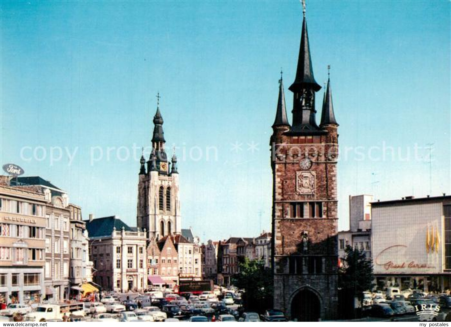 73601046 Kortrijk West-Vlaanderen Belfort Markt St.-Maartenskerk Kortrijk West-V - Kortrijk