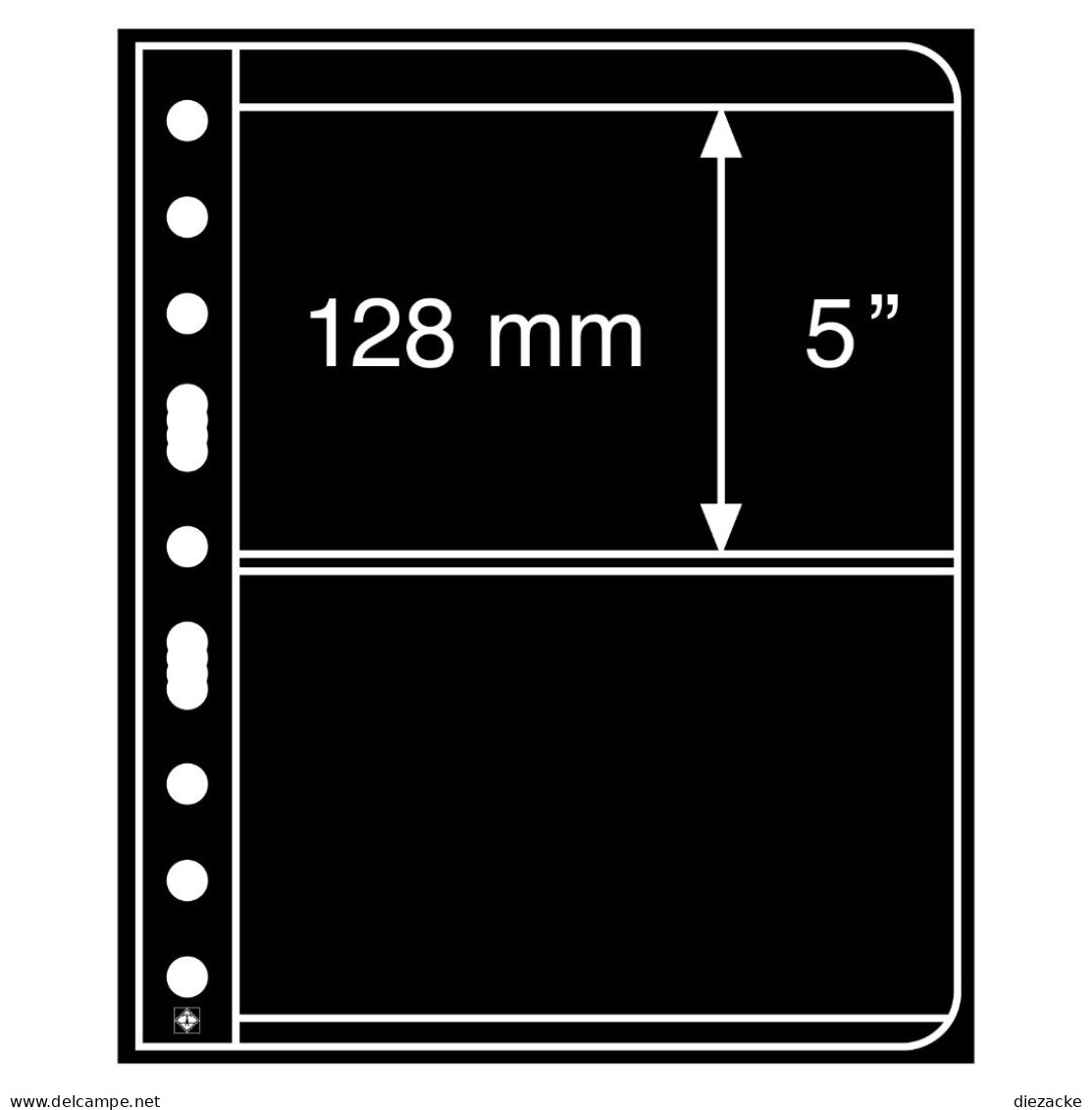 Leuchtturm Hüllen Schwarz Vario 2S (5er Pack) 311049 Neu ( - Andere & Zonder Classificatie