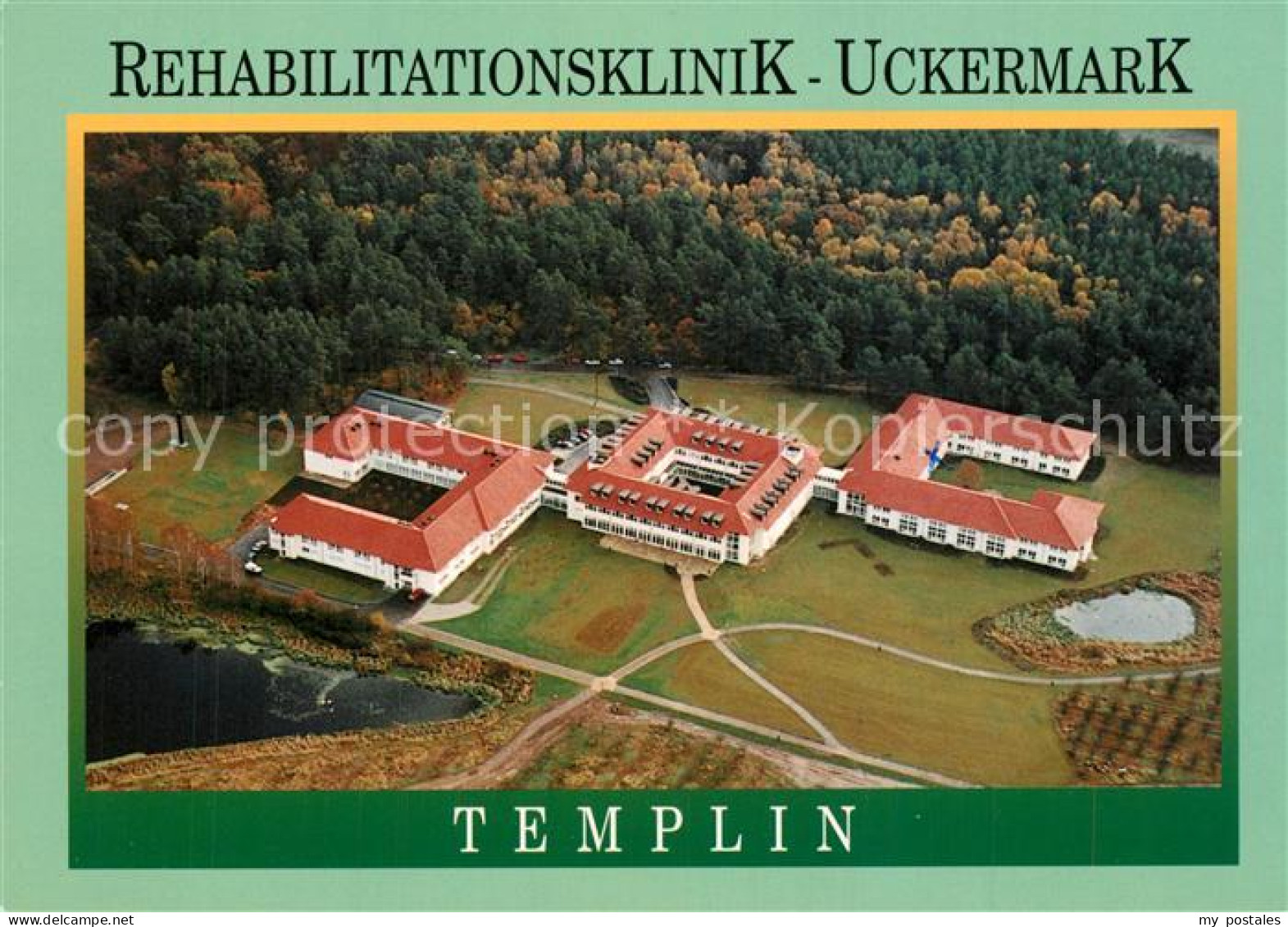 73600173 Templin Rehabilitationsklinik Uckermark Fliegeraufnahme Templin - Templin