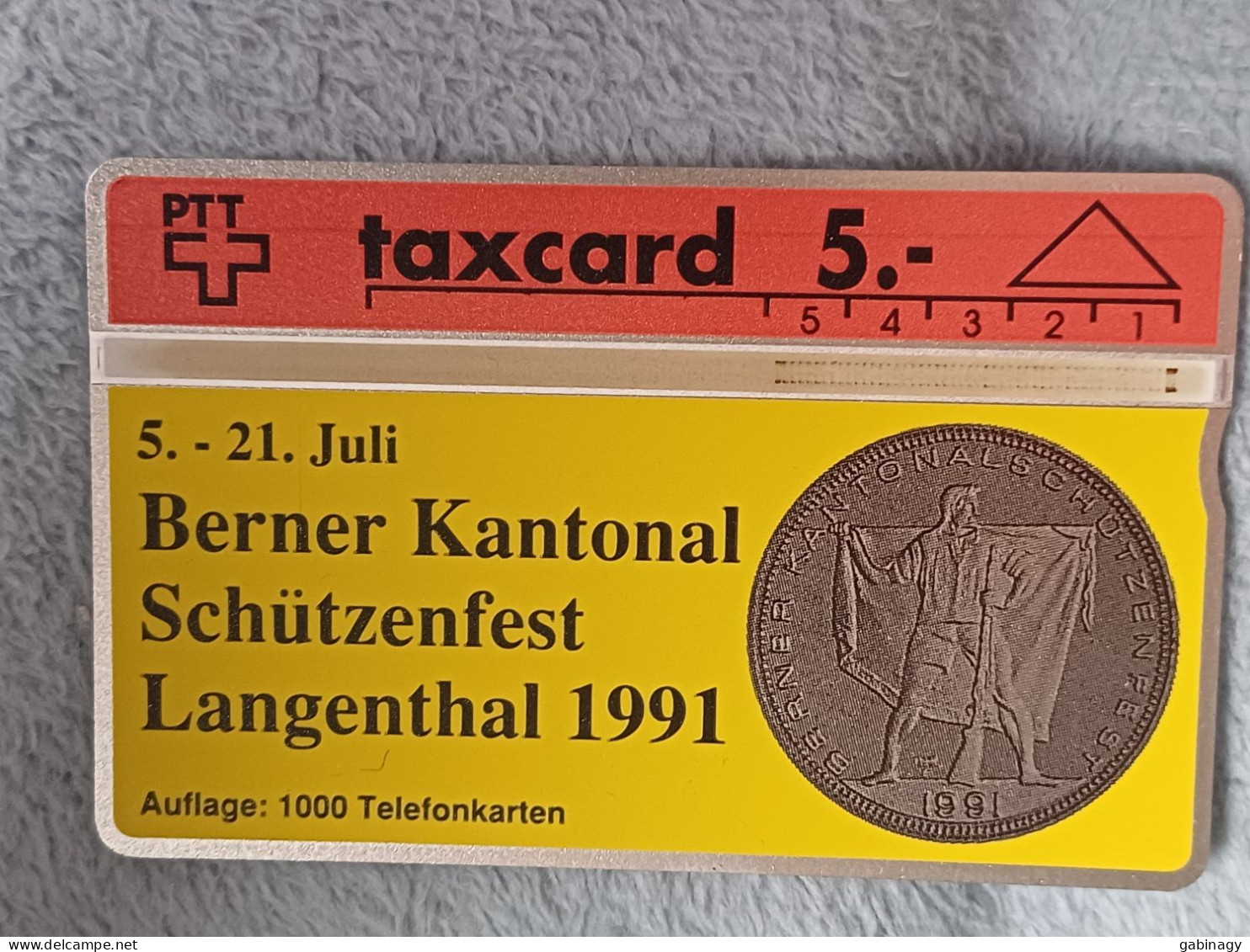 SWITZERLAND - K-91/40 - Berner Kantonal Schützenfest Langenthal - COIN - 1.000EX. - Schweiz