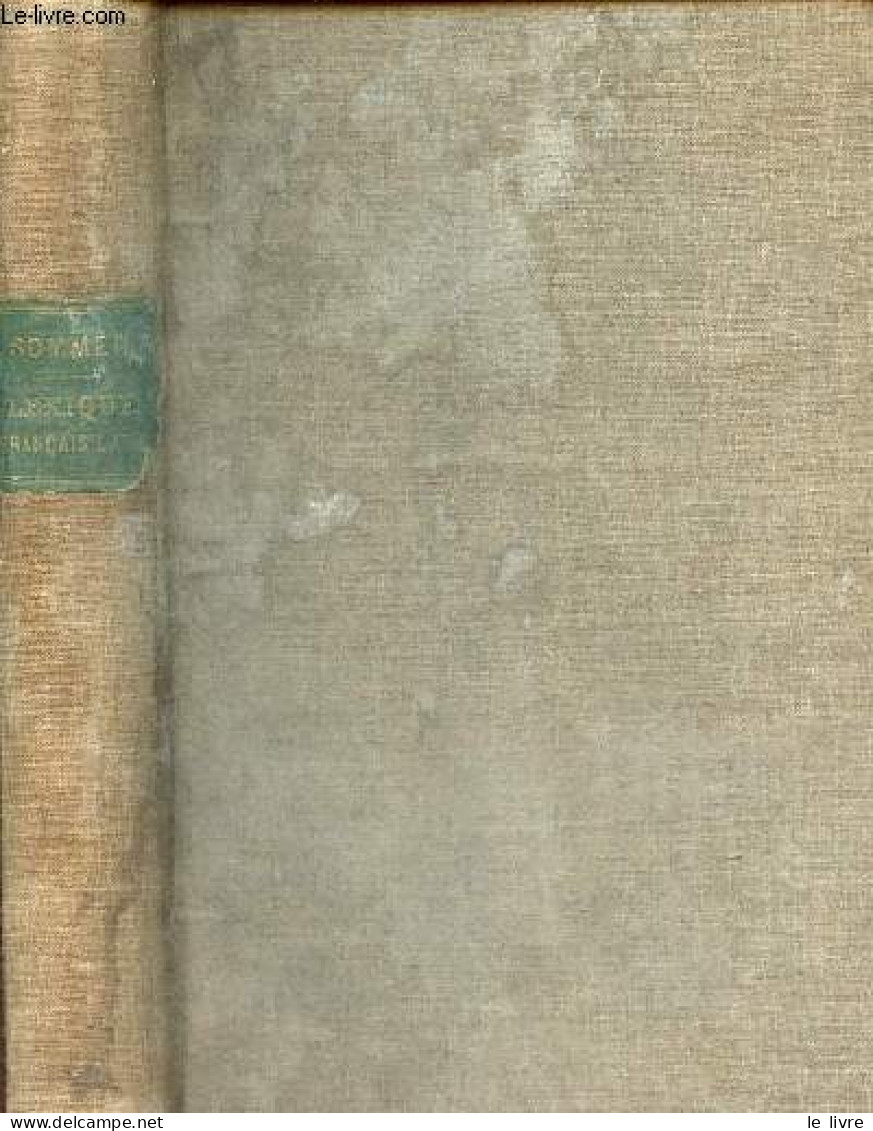 Lexique Français-latin à L'usage Des Classes élémentaires Extrait Du Dictionnaire Français-latin De MM.L.Quicherat Et A. - Cultural