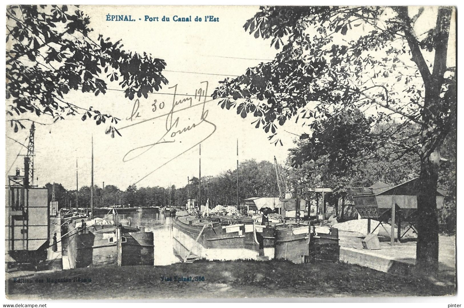 PENICHE - EPINAL - Port Du Canal De L'Est - Houseboats