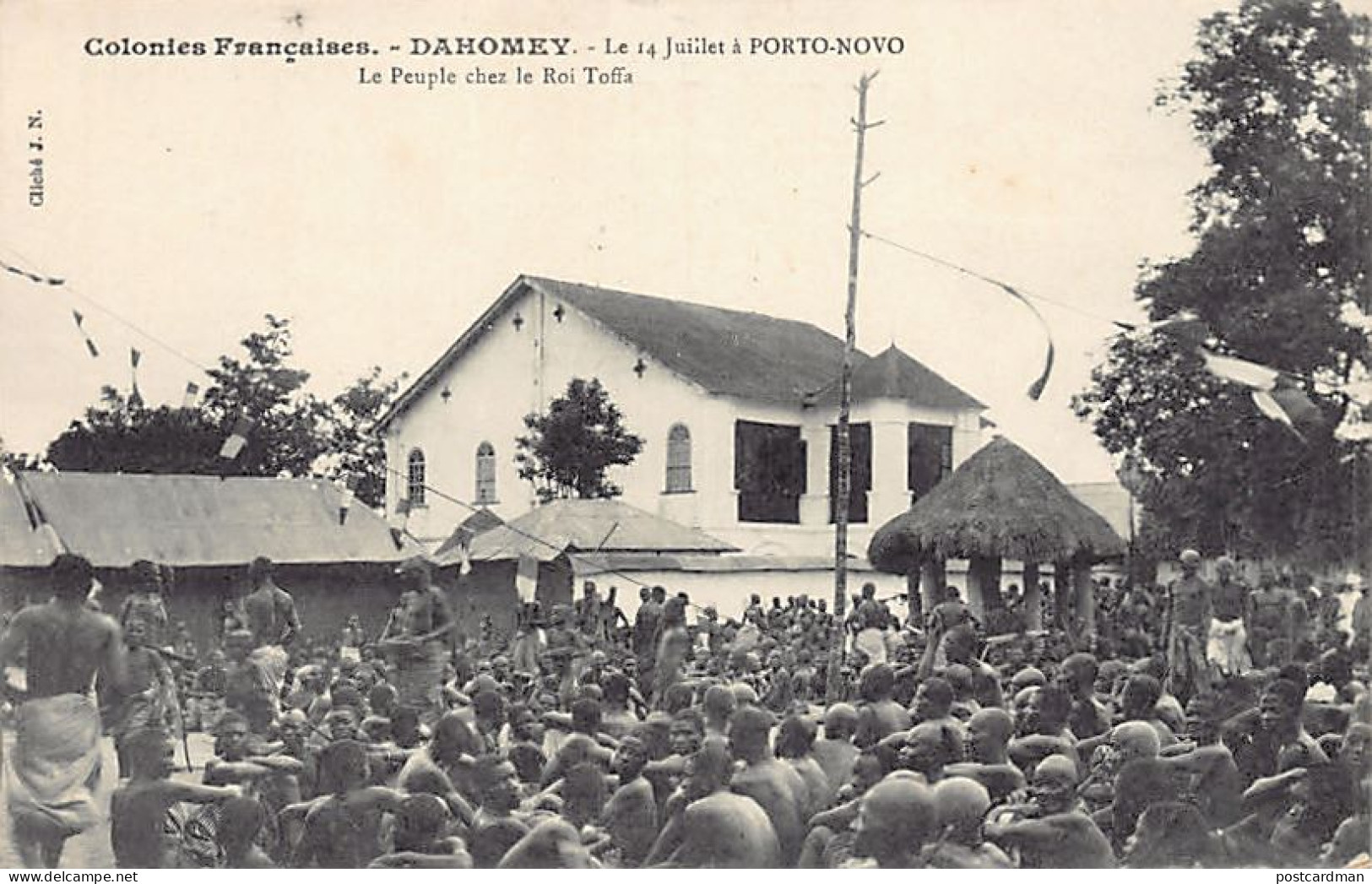 Bénin - PORTO NOVO - Le 14 Juillet - Le Peuple Chez Le Roi Toffa - Ed. J.N.  - Benin