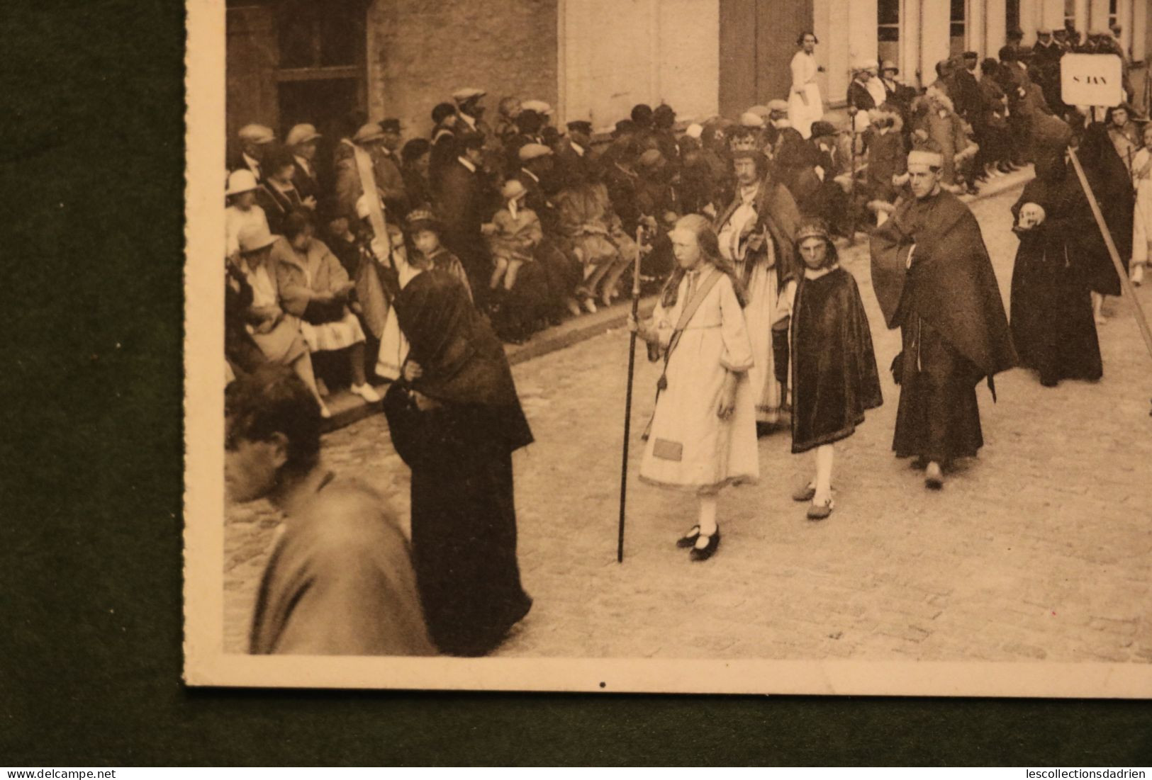 Carte Postale Ancienne Furnes Veurne Procession Boetprocessie Le Roi David Koning - Veurne