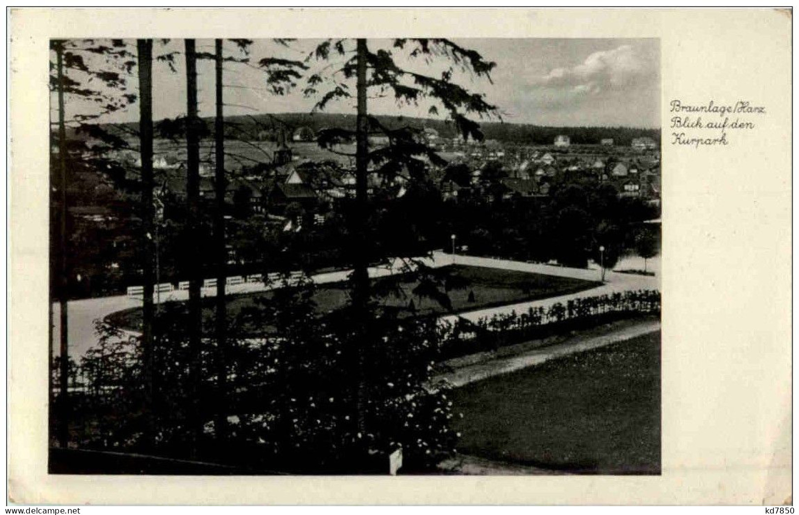 Braunlage - Blick Auf Den Kurpark - Braunlage