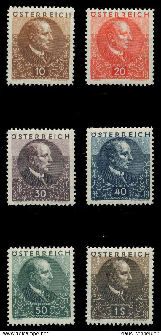 ÖSTERREICH 1930 Nr 512-517 Ungebraucht X89C816 - Ungebraucht