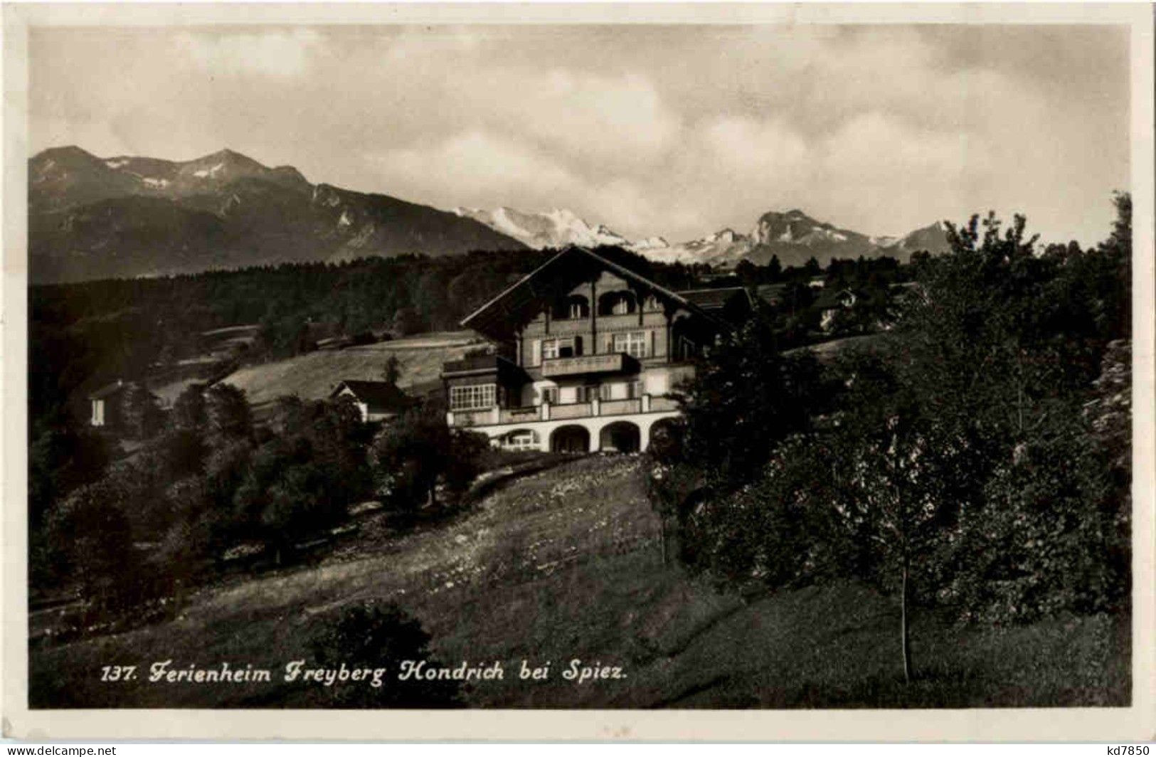 Honrich Bei Spiez - Ferienheim Freyberg - Spiez