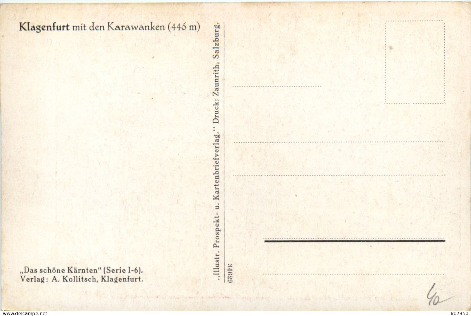 Klagenfurt, Mit Den Karawanken - Klagenfurt