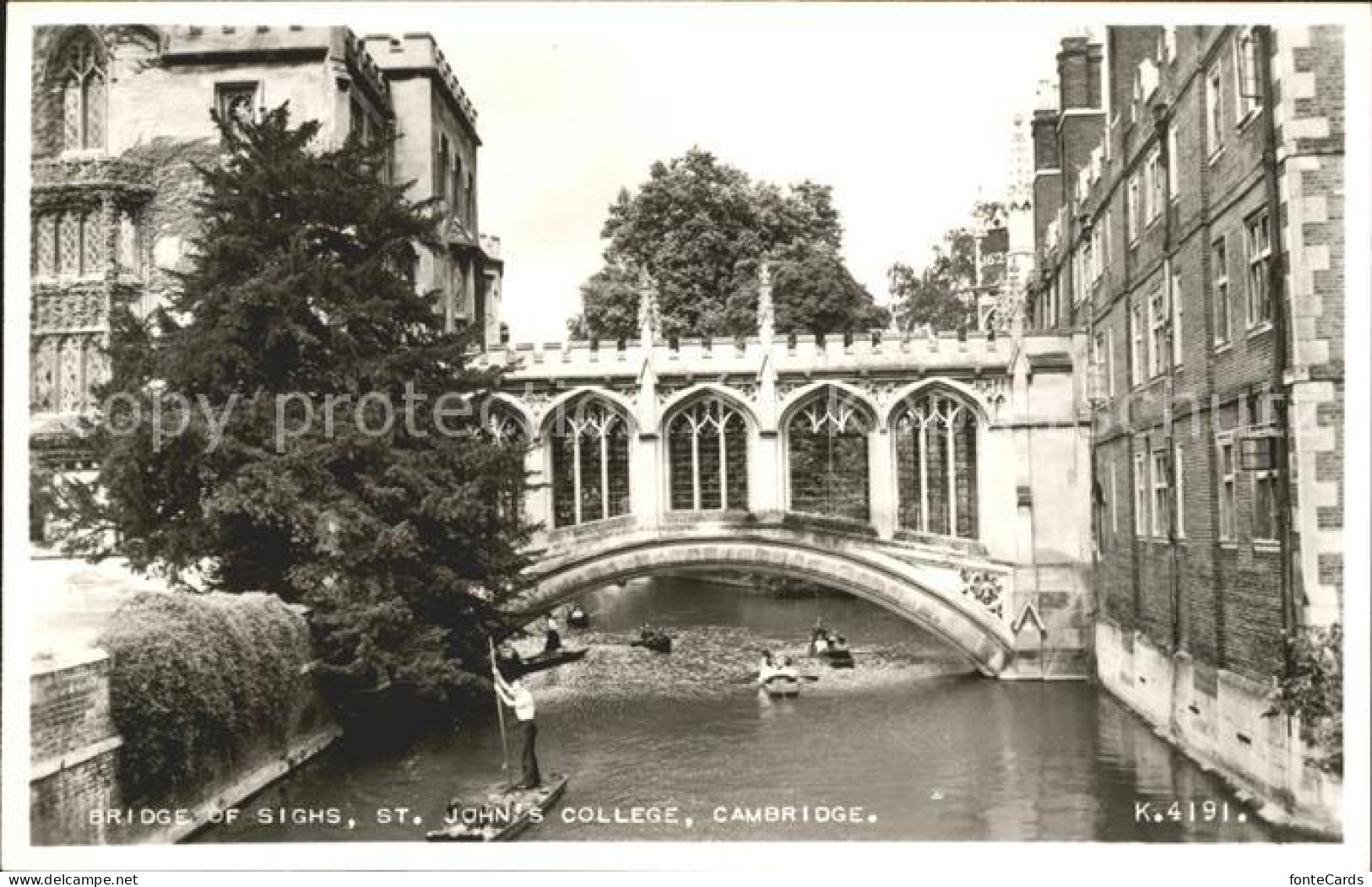 11750377 Cambridge Cambridgeshire Bridge Of Sighs St John's College Valentine's  - Autres & Non Classés