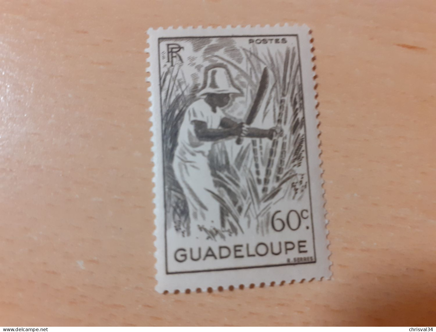 TIMBRE   GUADELOUPE       N  200    COTE  0,75   EUROS  NEUF  TRACE  CHARNIERE - Neufs