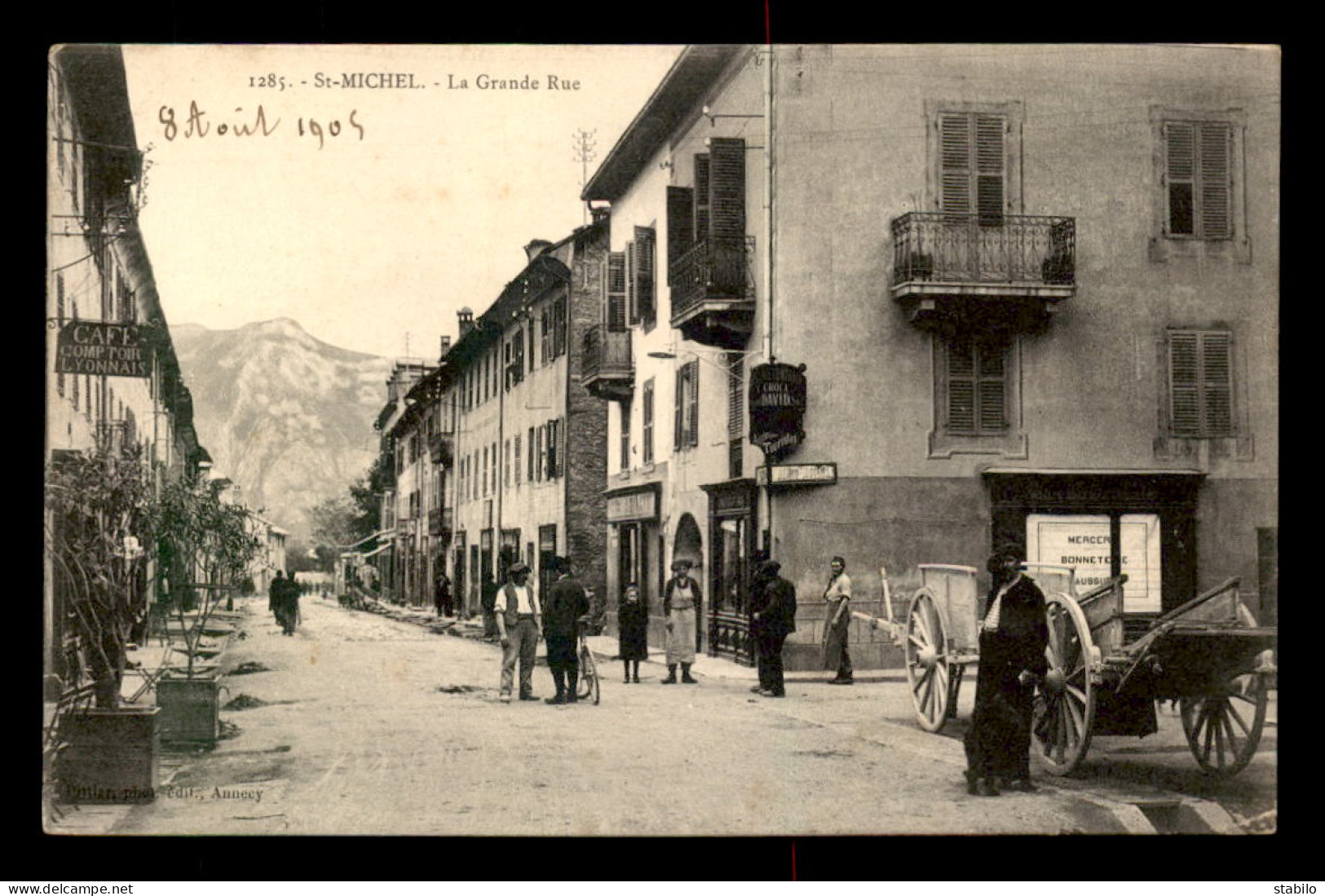 73 - ST-MICHEL-DE-MAURIENNE - LA GRANDE RUE - Saint Michel De Maurienne