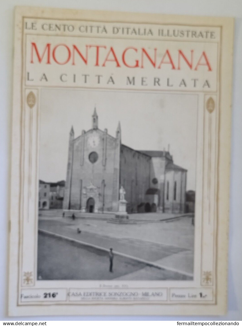 Bi Rivista Illustrata Montagnana Le Cento Citta' D'italia - Magazines & Catalogs