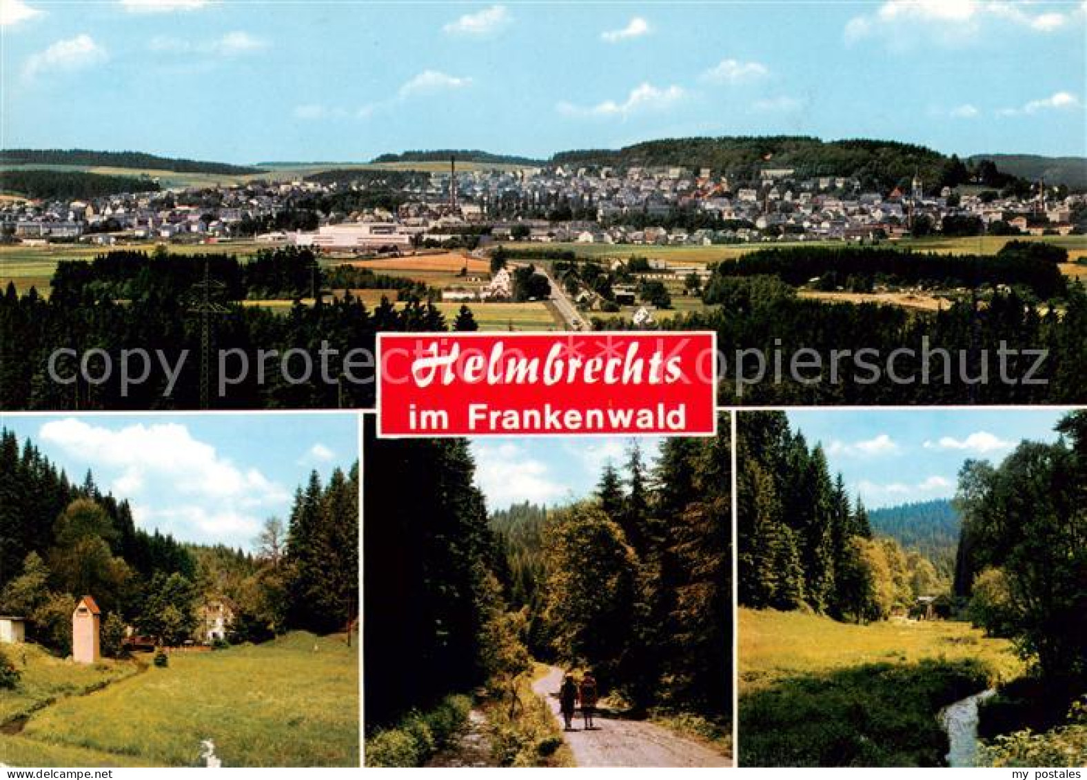 73863155 Helmbrechts Oberfranken Panorama Teilansichten Helmbrechts Oberfranken - Helmbrechts