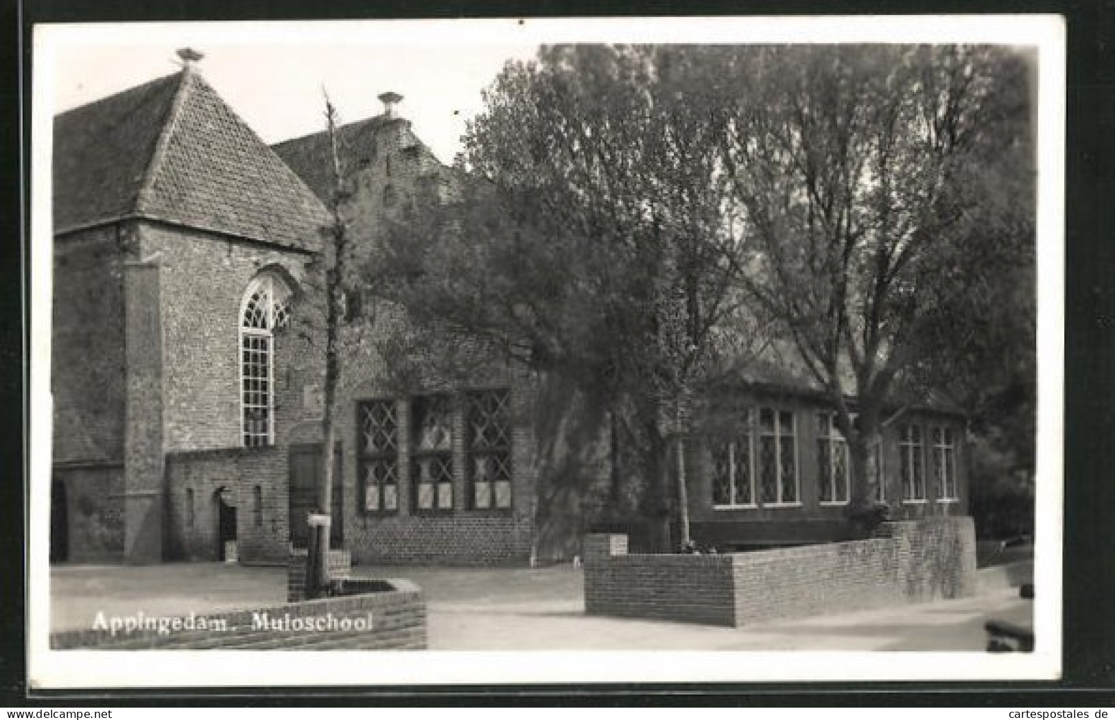 AK Appingedam, Muloschool, Ansicht Der Schule  - Appingedam