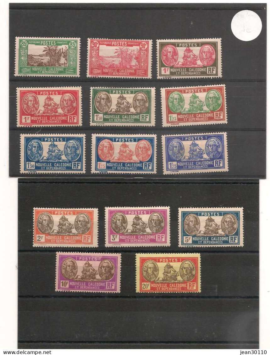 NOUVELLE CALÉDONIE 1928/38 LOT  Cote : 52,00 € - Ungebraucht