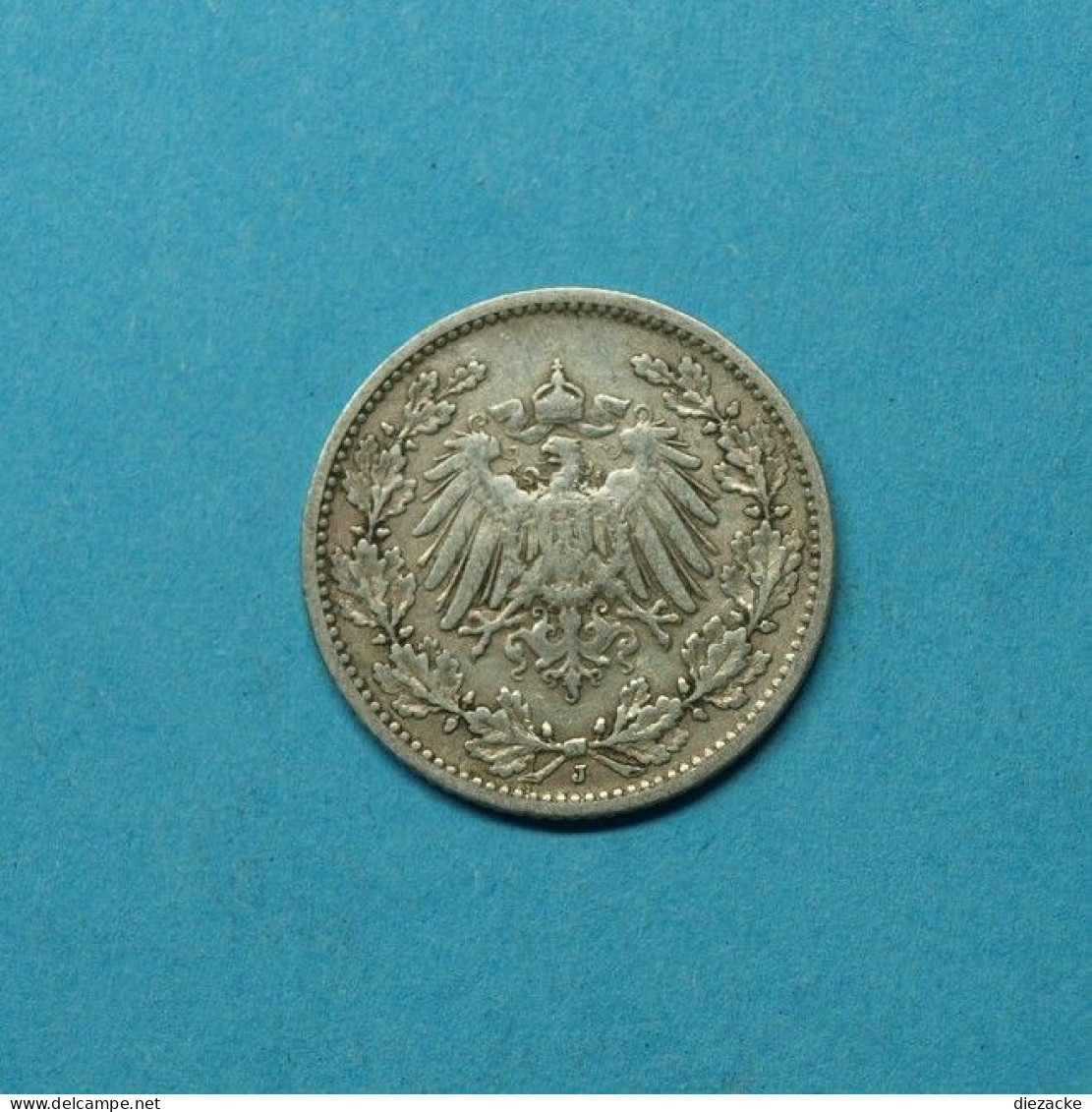 Deutsches Reich 1905 J 1/2 Mark Silber (M4815 - Altri & Non Classificati