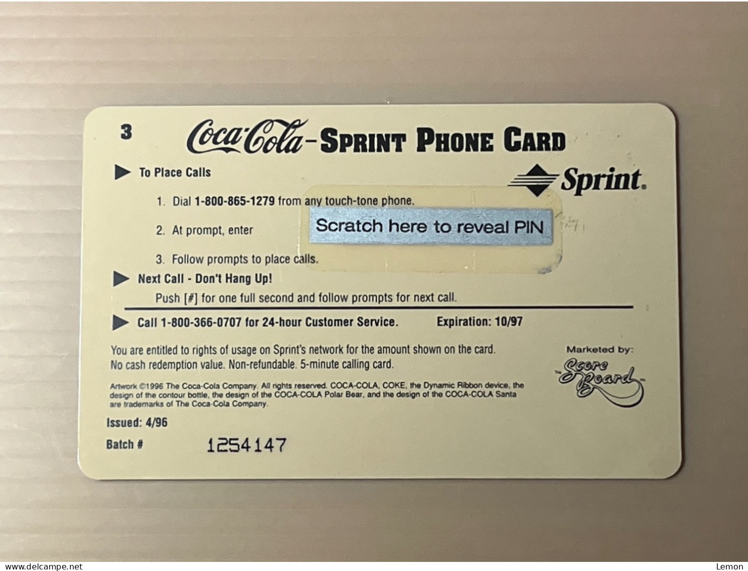 Mint USA UNITED STATES America Prepaid Telecard Phonecard, Coca Cola Lady With A Glass Of Coke $5, Set Of 1 Mint Card - Altri & Non Classificati