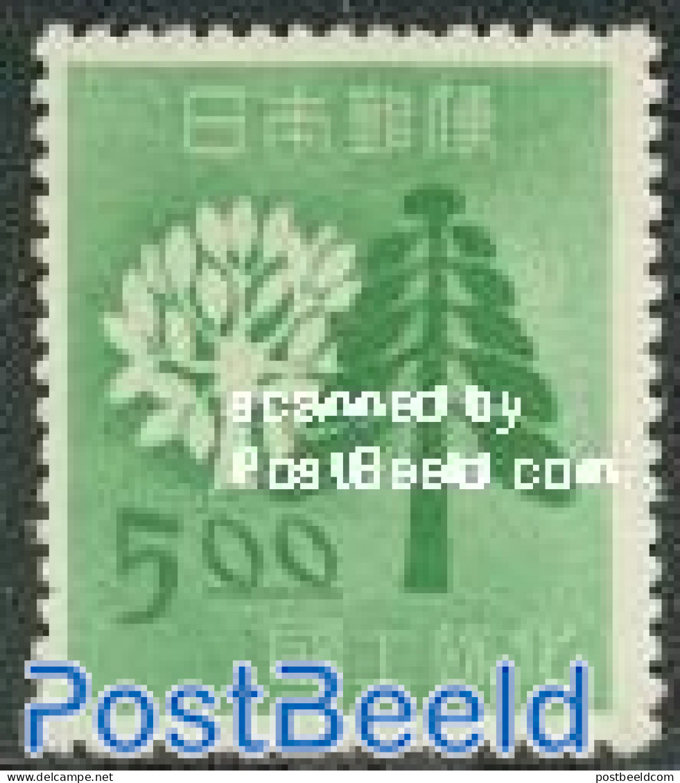 Japan 1949 Forest Campaign 1v, Mint NH, Nature - Trees & Forests - Unused Stamps