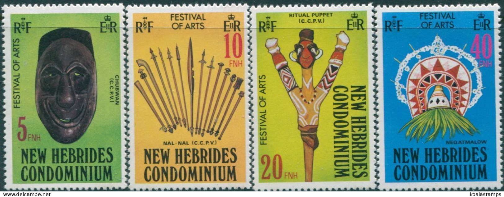 New Hebrides 1979 SG275-278 Festival Of Arts Set MNH - Other & Unclassified