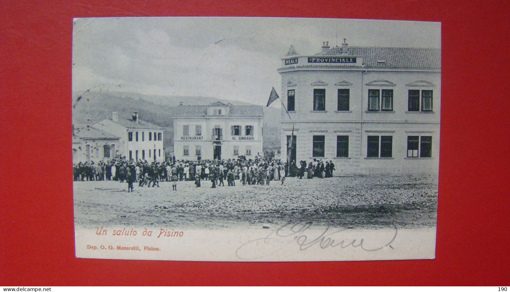 Pisino-Pazin.Un Saluto Da Pisino. Peale Provinciale.Restaurant Al Cinnasio - Croatie