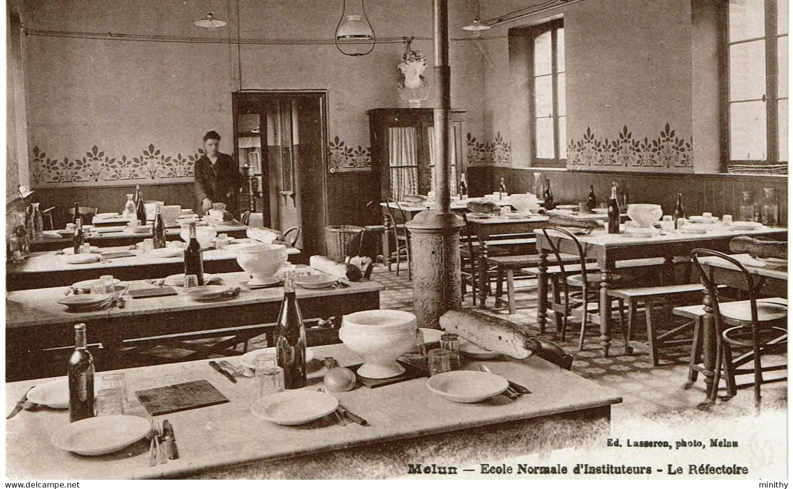 MELUN  -  Ecole Normale D'Instituteurs - Le Réfectoire - School