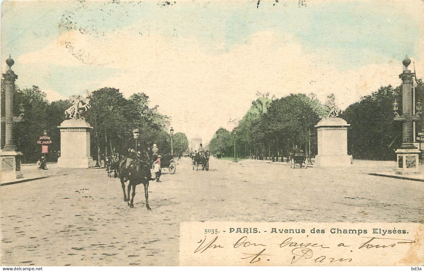  75   PARIS  Avenue Des Champs Elysées  - Arc De Triomphe