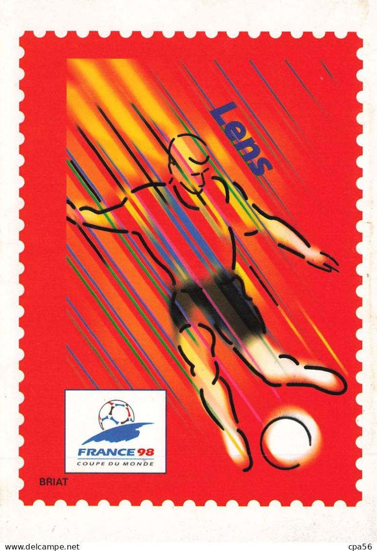 ENTIER POSTAL - COUPE DU MONDE DE FOOTBALL 1998 / LENS + TOULOUSE + MONTPELLIER + SAINT-ETIENNE - Neuf