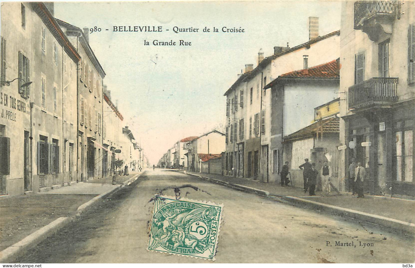  69   BELLEVILLE SUR SAONE   Quartier  De La Croisée  La Grande Rue - Belleville Sur Saone