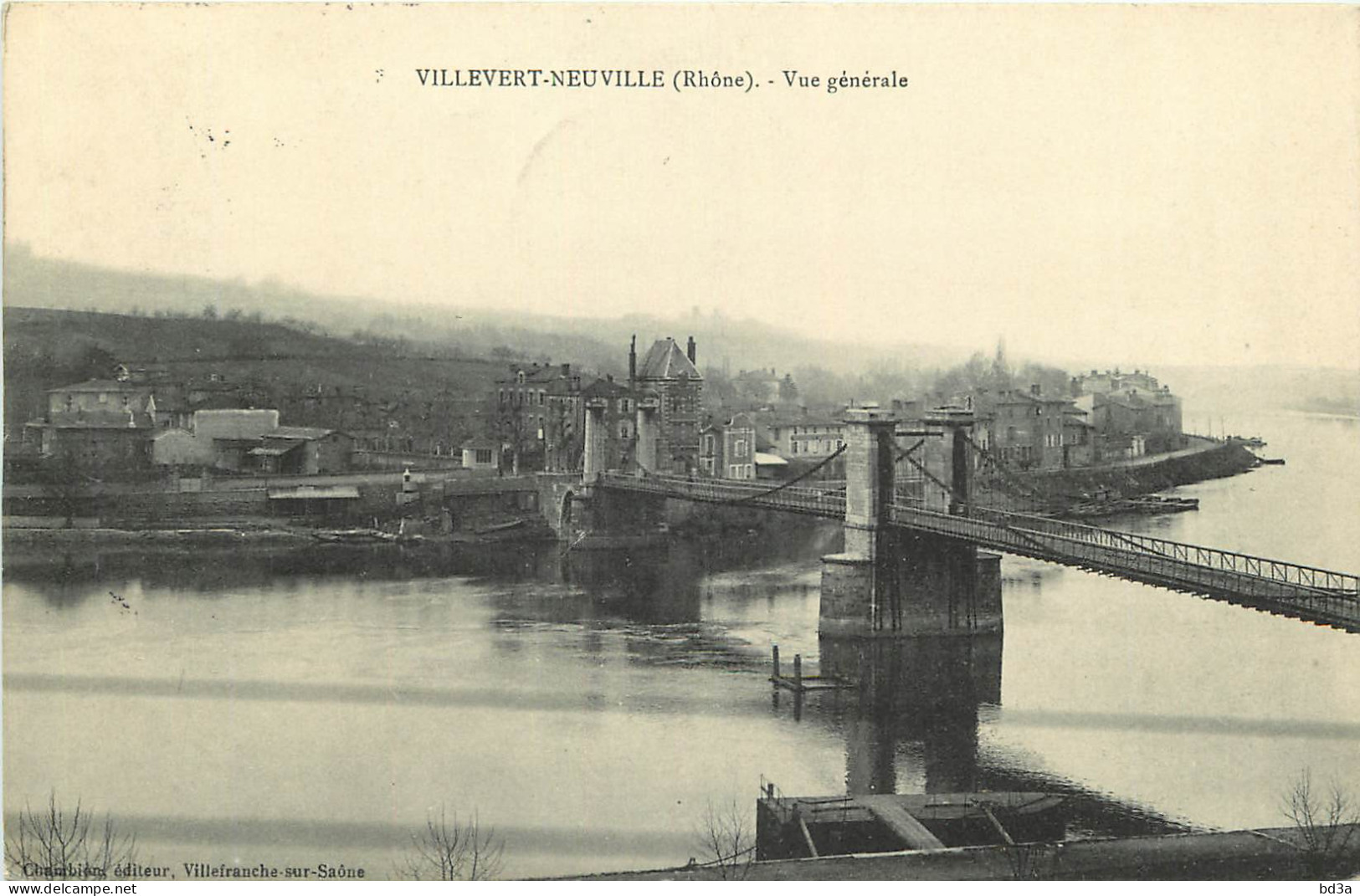  69  VILLEVERT  NEUVILLE   Vue  Générale - Neuville Sur Saone