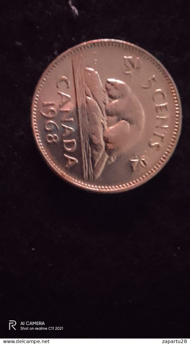 KANADA- 1968       5 CENT     XF- - Canada