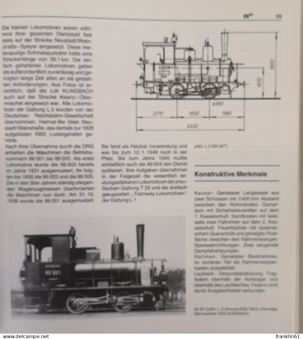 Dampflokomotiven deutscher Eisenbahnen. Dampflok-Archiv.