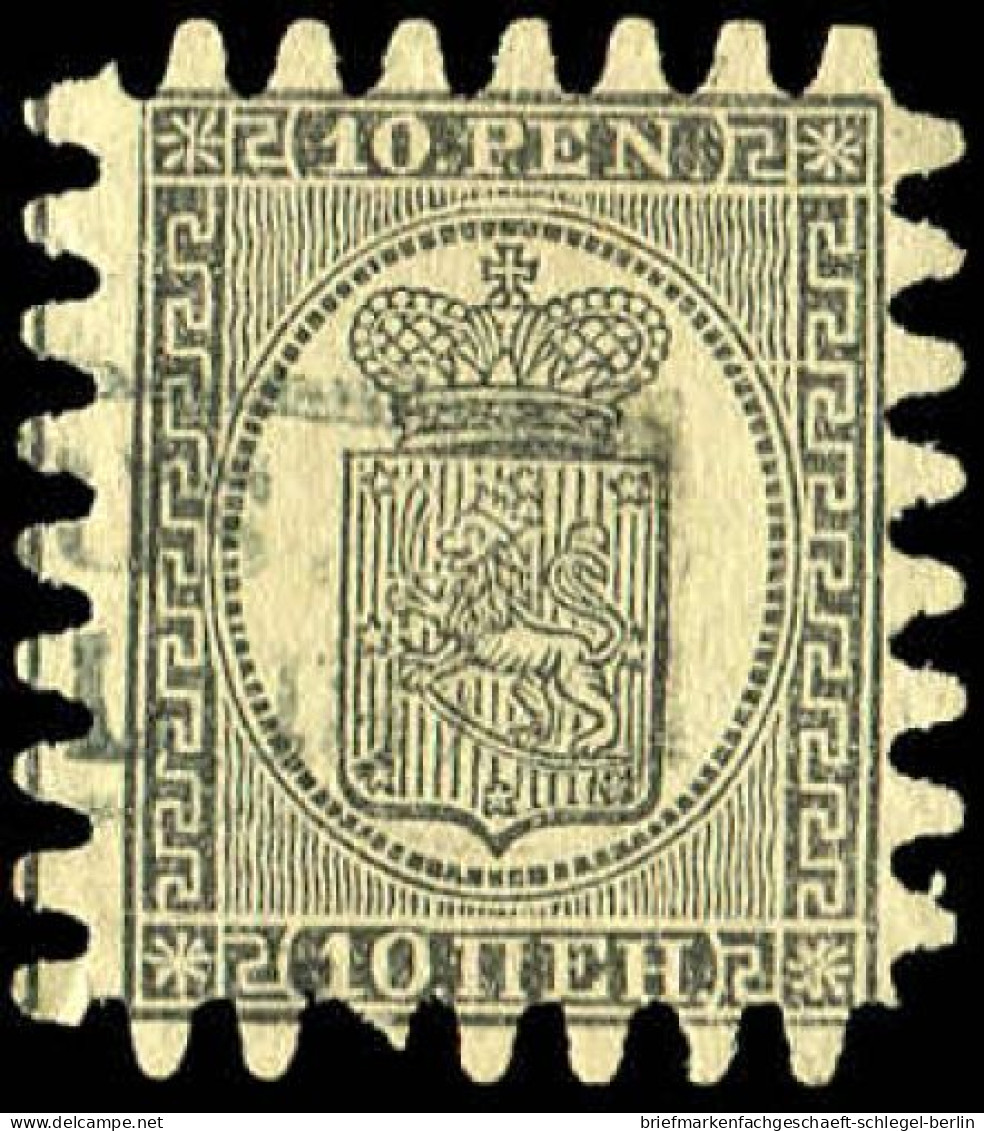Finnland, 1870, 7 B Y, Gestempelt - Otros & Sin Clasificación