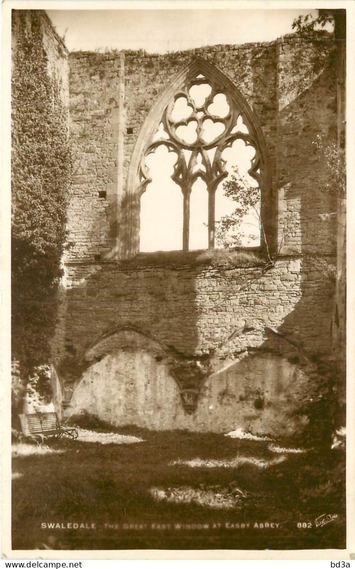 SWALEDALE  THE GREAT  EART WINDOW AT EASBY ABBEY - Other & Unclassified