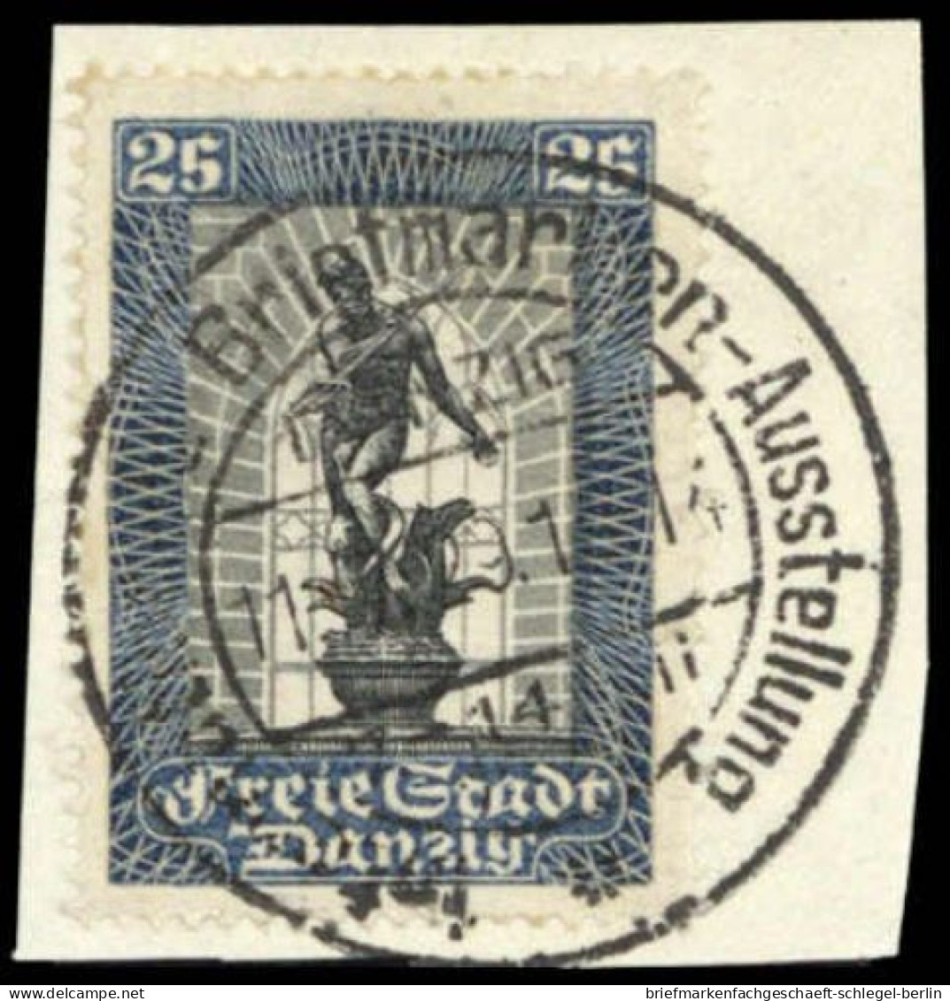 Danzig, 1929, 219 B, Briefstück - Used