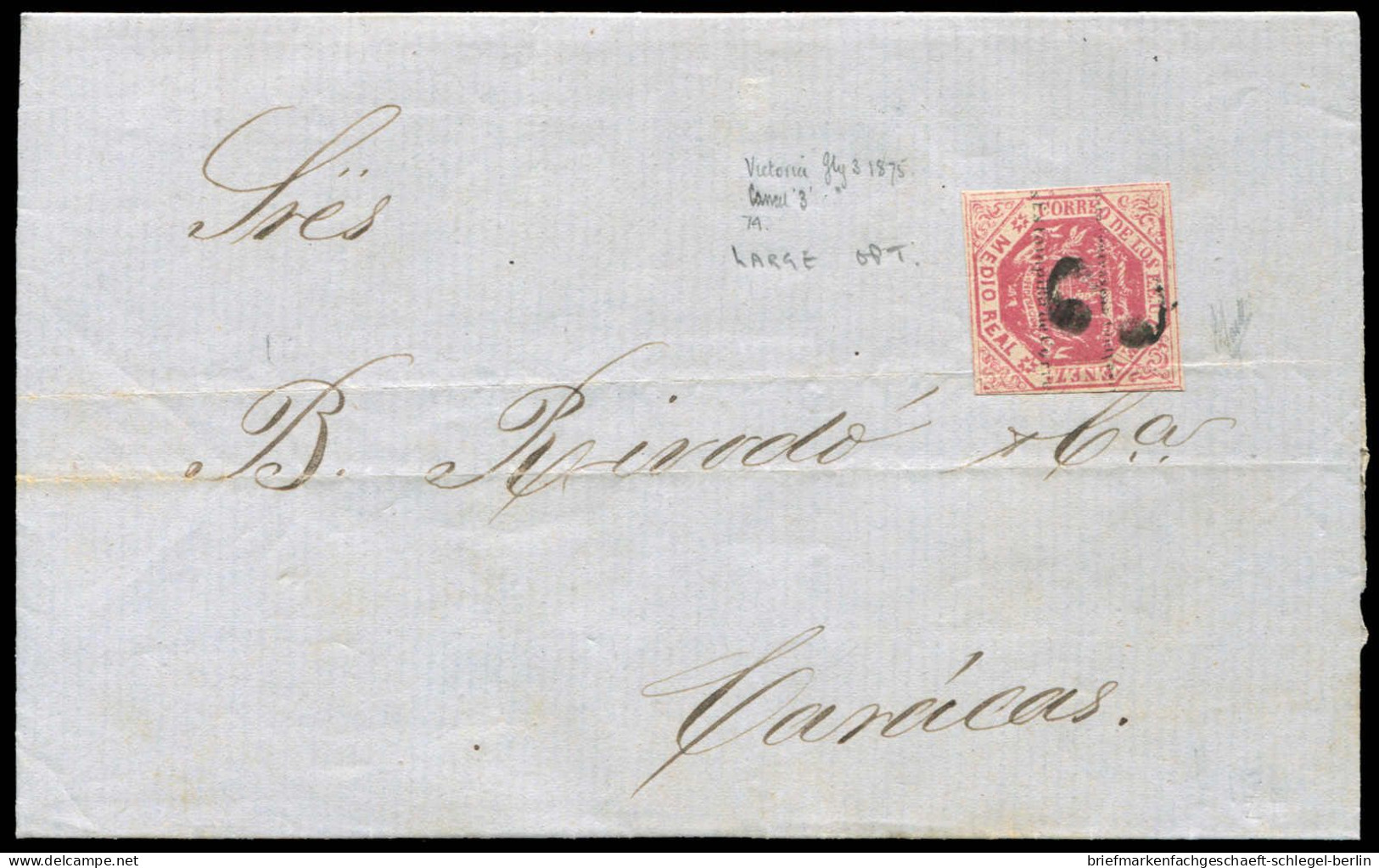 Venezuela, 1875, 20 III, Brief - Venezuela