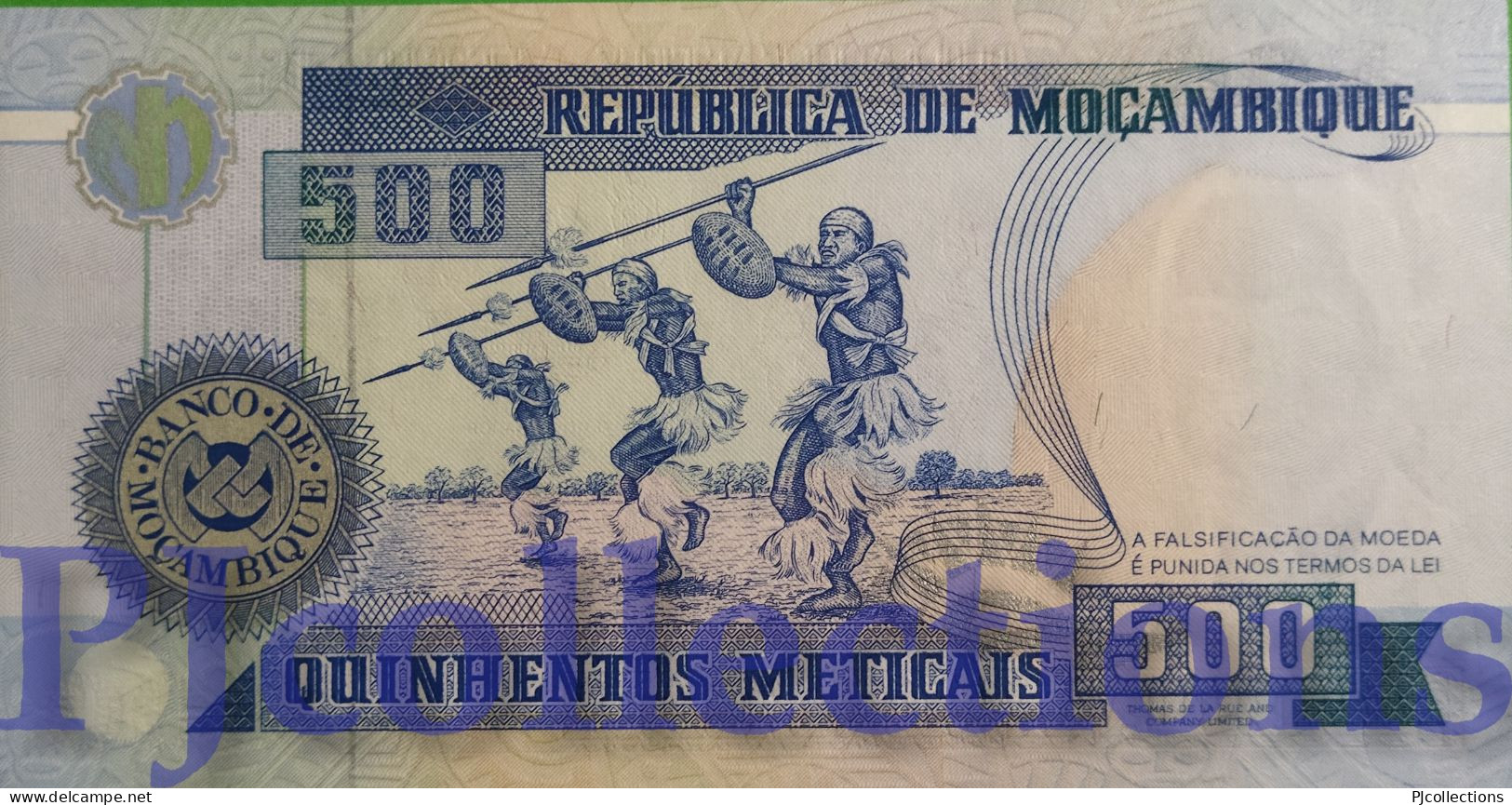 MOZAMBIQUE 500 METICAIS 1991 PICK 134 UNC PREFIX "AA" - Moçambique