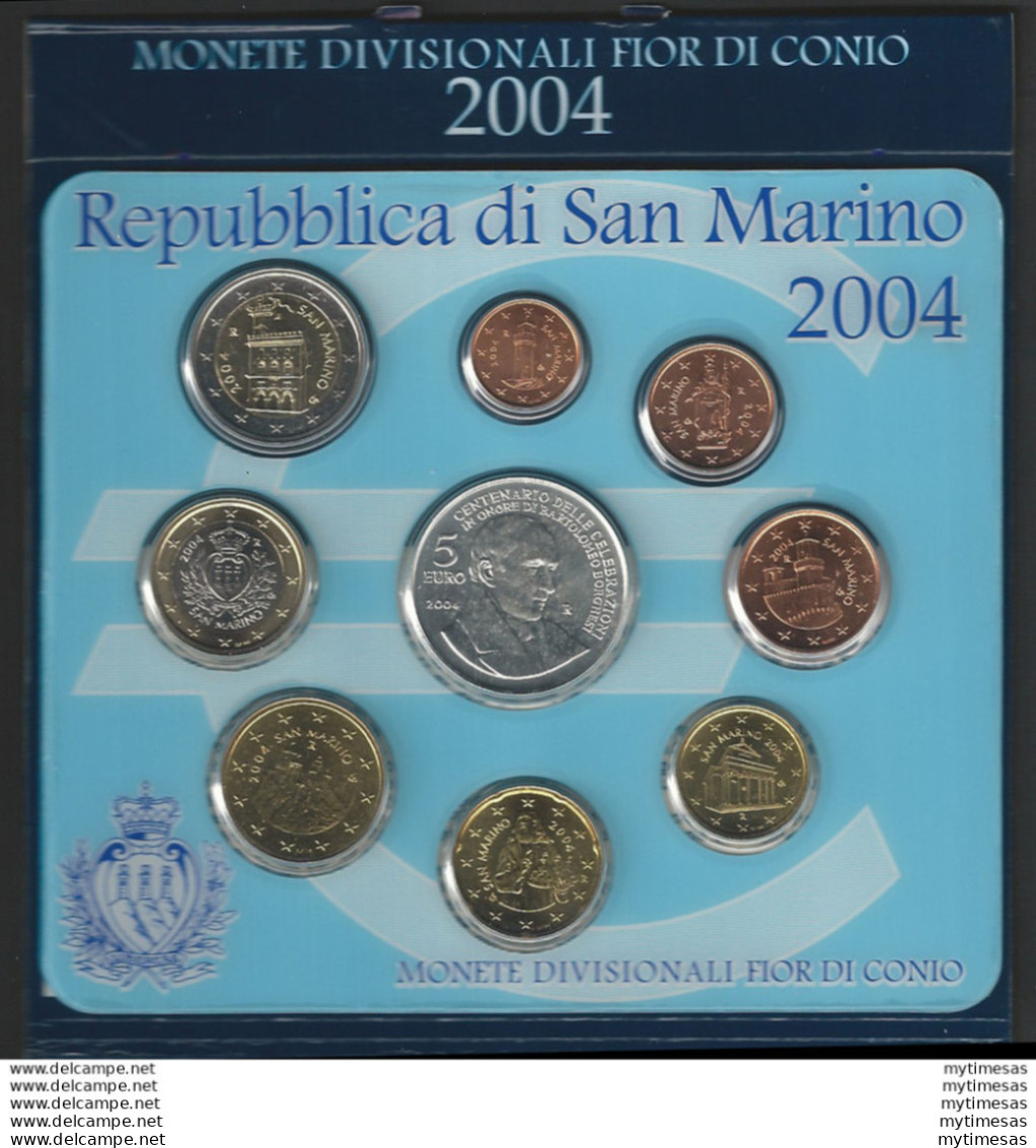 2004 San Marino Divisionale 9 Monete FDC - San Marino