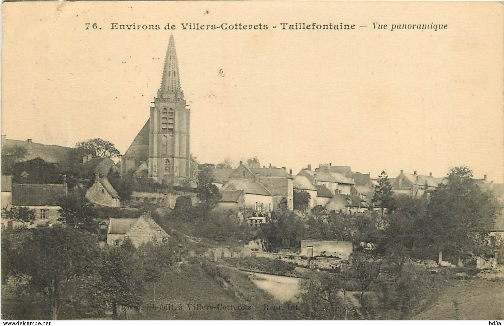 02 -  ENVIRONS DE VILLERS - COTTERETS -  TAILLEFONTAINE - VUE PANORAMIQUE - Villers Cotterets