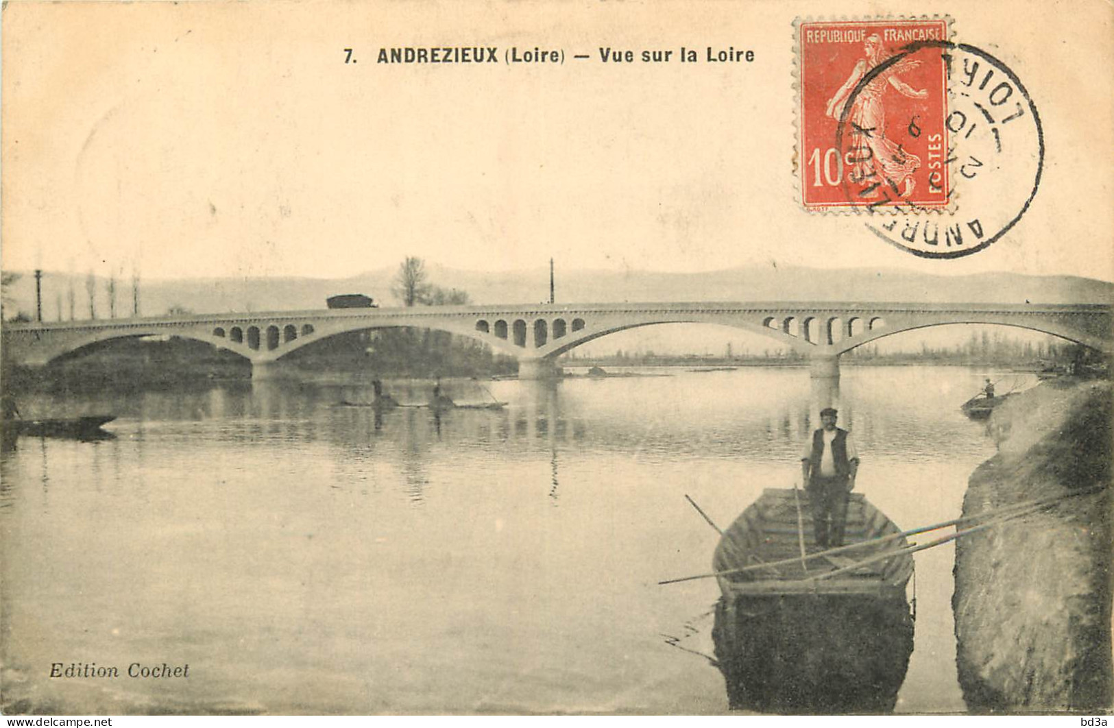 42 -  ANDREZIEUX -  VUE SUR LA LOIRE - Andrézieux-Bouthéon