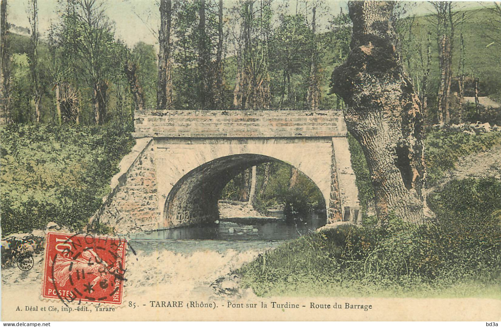 69 -  TARARE - PONT SUR LA TURDINE - ROUTE DU BARRAGE - Tarare