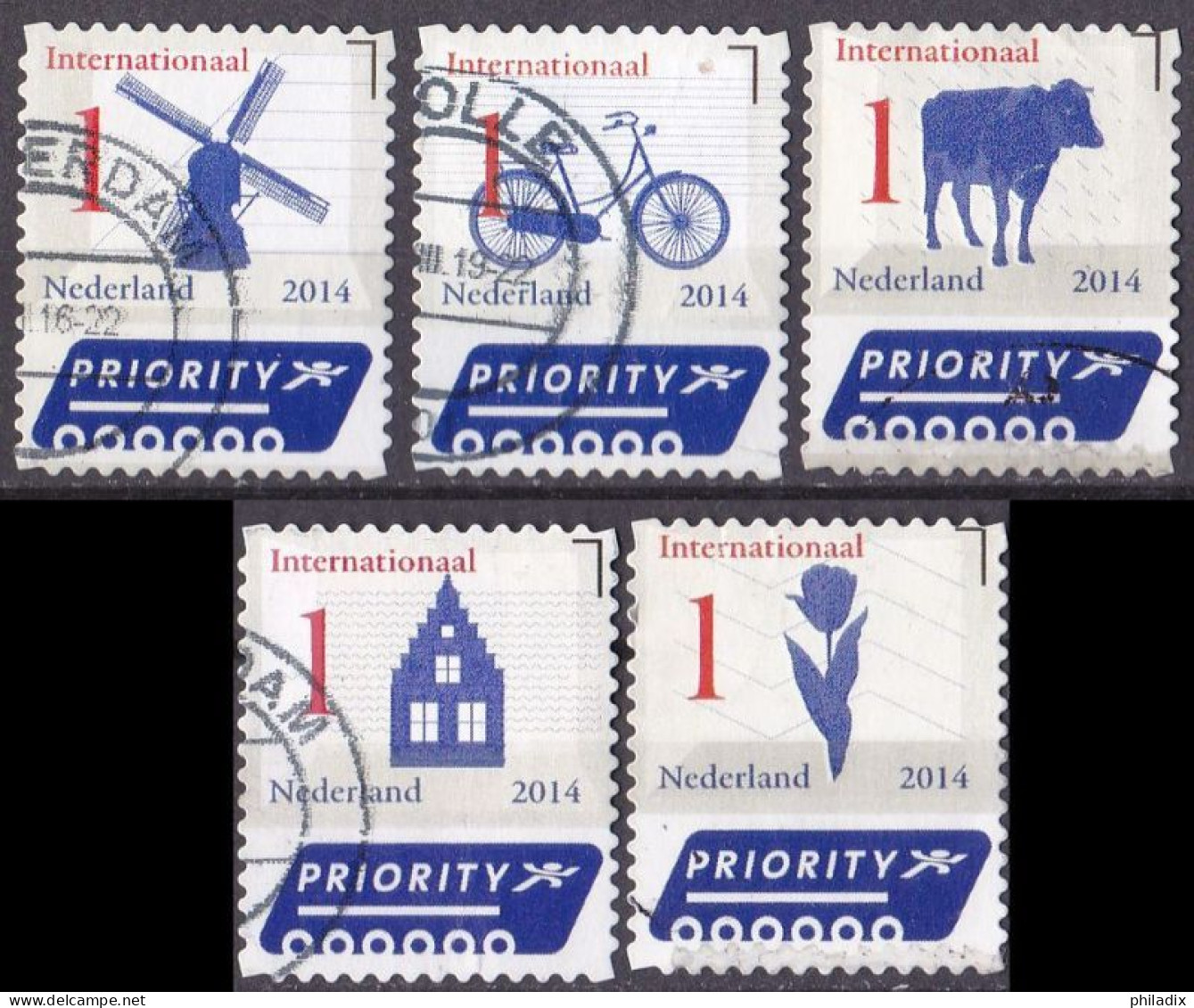 Niederlande Satz Von 2014  O/used (A5-10) - Used Stamps
