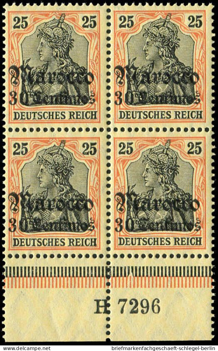 Deutsche Auslandspost Marokko, 1906, 38 HAN A, Postfrisch - Turchia (uffici)