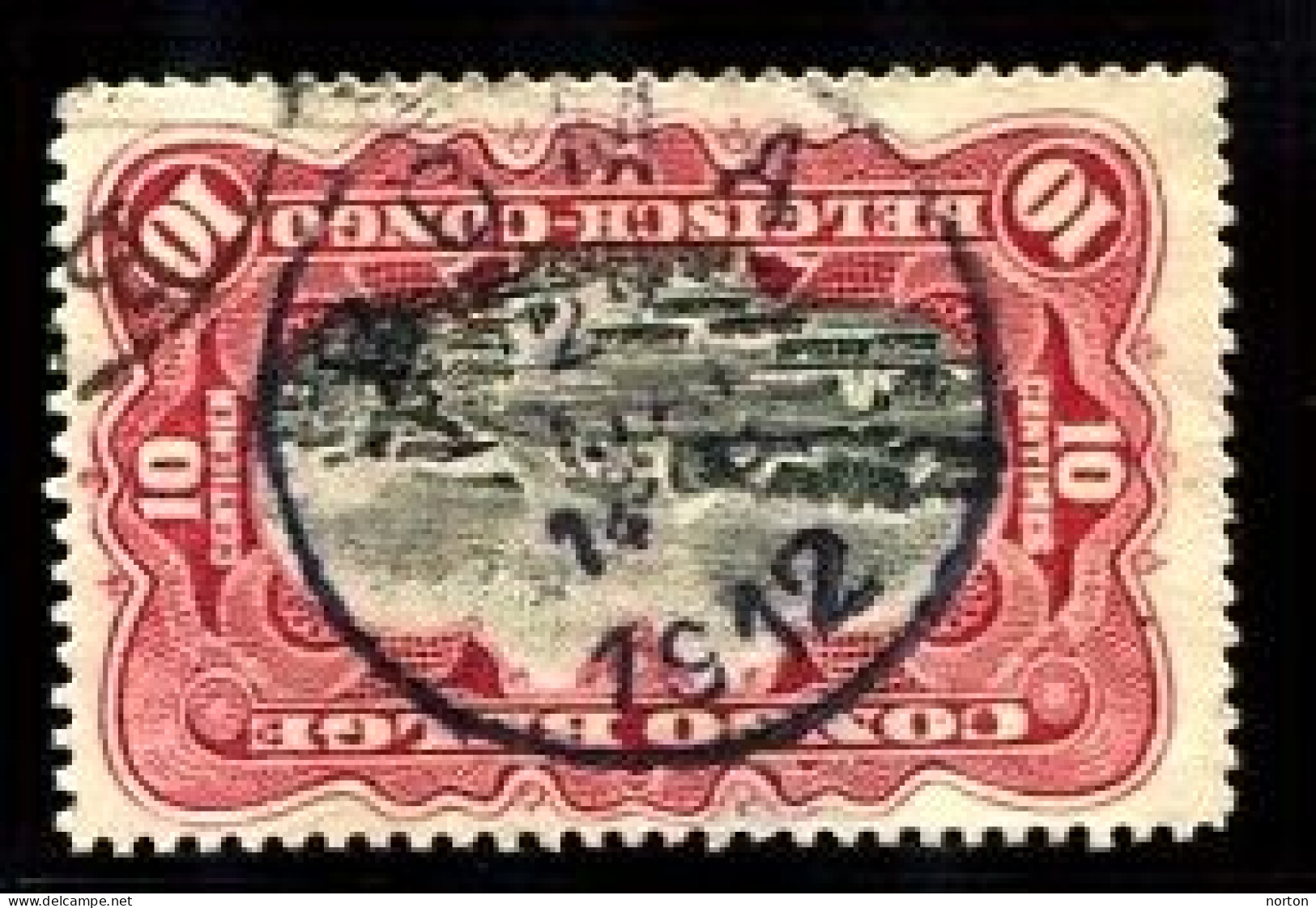 Congo Boma Oblit. Keach 1.10-DMtY Sur C.O.B. 55 Le 22/05/1912 - Used Stamps