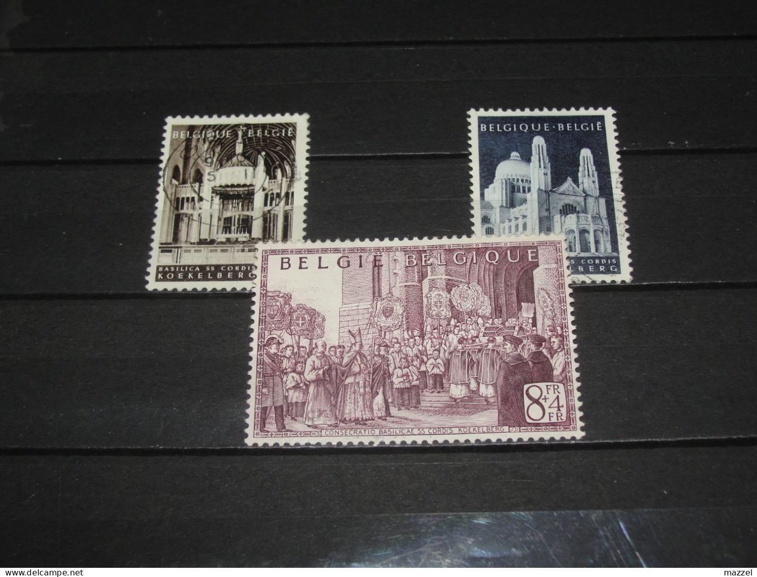 BELGIE  NUMMER  876-878  GEBRUIKT,  (USED), - Oblitérés