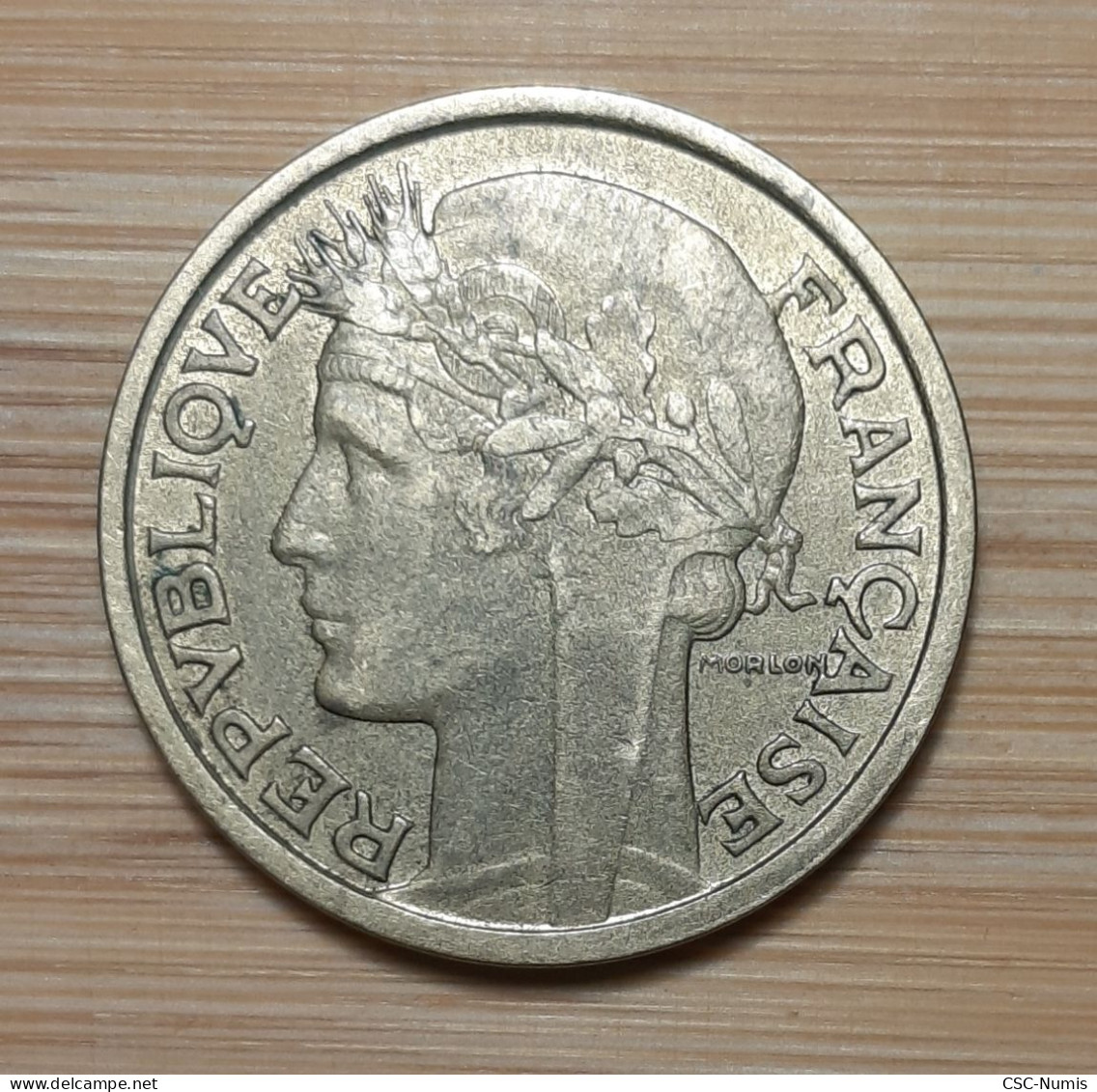 (N-0089) - IIIème république - 2 francs 1940 – Morlon