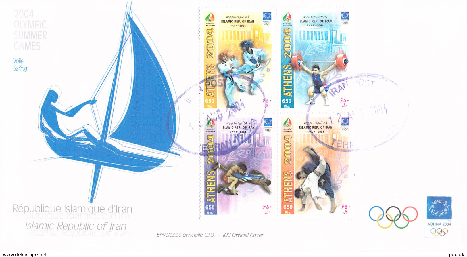 Olympic Games in Athens 2004 - ten covers, looks like FDC. Postal weight approx 0,09 kg. Please read Sales Con